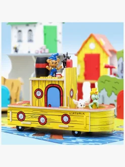 Legetøjsbiler & -Fartøjer-Bamse Træbåd Viktoria