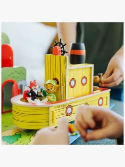 Legetøjsbiler & -Fartøjer-Bamse Træbåd Viktoria