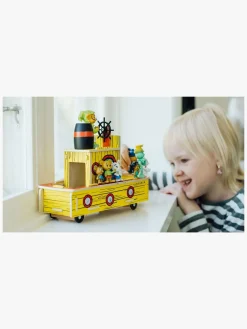 Legetøjsbiler & -Fartøjer-Bamse Træbåd Viktoria