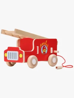 Legetøjsbiler & -Fartøjer-Bamse Verdens Stærkeste Bjørn Brandbil, Rød