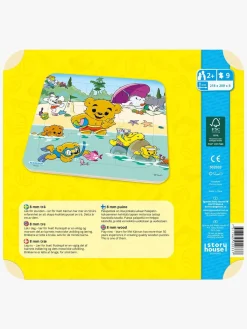 Spil & Puslespil-Bamse Verdens Stærkeste Bjørn Puslespil 9 Brikker