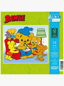 Spil & Puslespil-Bamse Verdens Stærkeste Bjørn Puslespil Læsning 9 Brikker