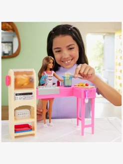 Dukker & Bamser-Barbie & Teresa Recipe for Friendship Legesæt Køkken med Dukke