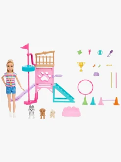 Dukker & Bamser-Barbie and Stacie to the Rescue Legesæt med Dukke Hundelegeplads