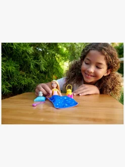 Dukker & Bamser-Barbie Camping Chelsea Modedukke, Blond