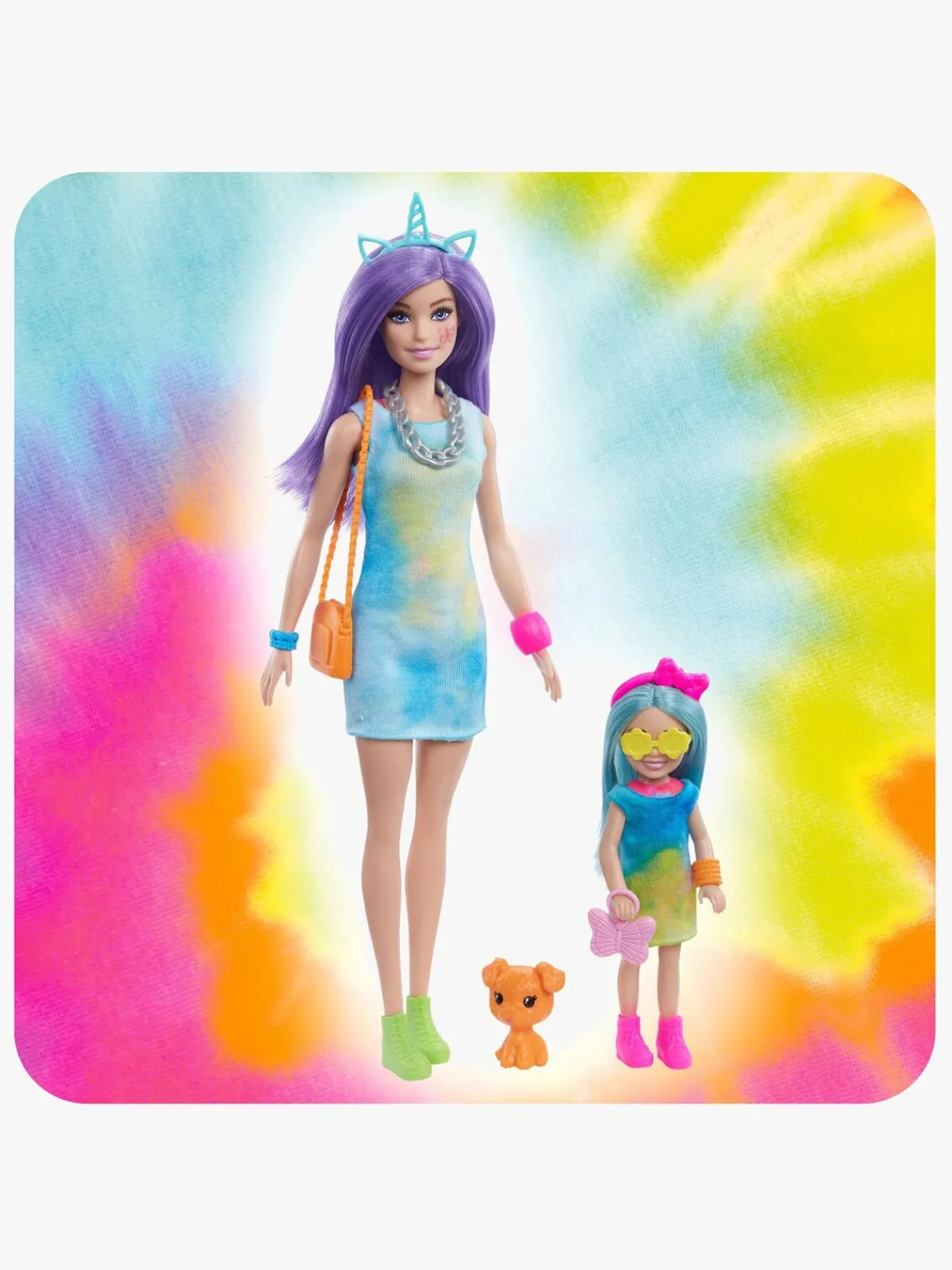 Dukker & Bamser-Barbie Color Reveal Legesæt Tie Dye Fashion Maker
