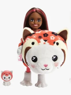 Dukker & Bamser-Barbie Cutie Reveal Chelsea Dukke Kitten-Red Panda Flerfarvet