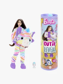 Dukker & Bamser-Barbie Cutie Reveal Dukke med Regnbuefarvet Zebra Flerfarvet