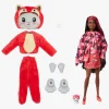 Dukker & Bamser-Barbie Cutie Reveal Dukke Animal Series Rød Panda