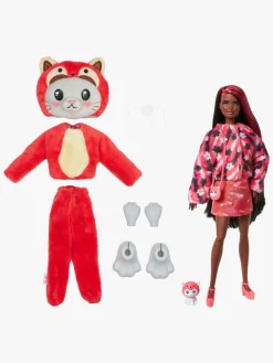 Dukker & Bamser-Barbie Cutie Reveal Dukke Animal Series Rød Panda