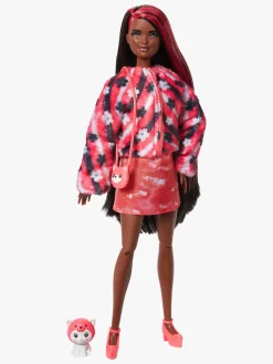 Dukker & Bamser-Barbie Cutie Reveal Dukke Animal Series Rød Panda