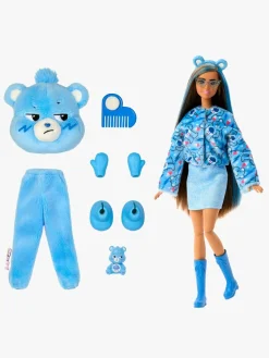 Dukker & Bamser-Barbie Cutie Reveal Dukke Care Bears, Blå Flerfarvet