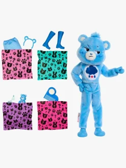 Dukker & Bamser-Barbie Cutie Reveal Dukke Care Bears, Blå Flerfarvet