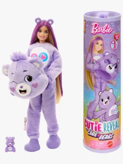 Dukker & Bamser-Barbie Cutie Reveal Dukke Care Bears, Lilla Flerfarvet