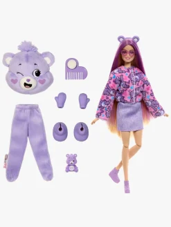 Dukker & Bamser-Barbie Cutie Reveal Dukke Care Bears, Lilla Flerfarvet