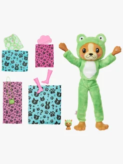 Dukker & Bamser-Barbie Cutie Reveal Dukke Animal Series Frø Flerfarvet