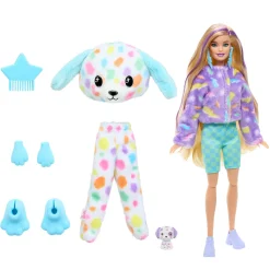 Dukker & Bamser-Barbie Cutie Reveal Dukke med Regnbuefarvet Dalmatiner Flerfarvet