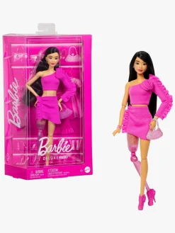 Dukker & Bamser-Barbie Deluxe Style Dukke Sort Hår & Benprotese