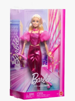 Dukker & Bamser-Barbie Deluxe Style Dukke i Lyserød Top