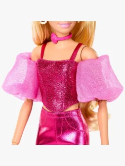 Dukker & Bamser-Barbie Deluxe Style Dukke i Lyserød Top