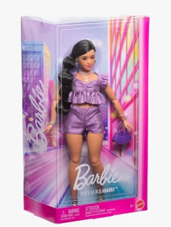 Dukker & Bamser-Barbie Deluxe Style Dukke i Lilla Outfit