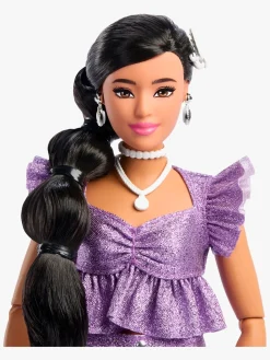 Dukker & Bamser-Barbie Deluxe Style Dukke i Lilla Outfit