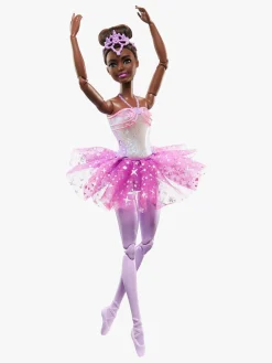 Dukker & Bamser-Barbie Dreamtopia Twinkle Lights Ballerina, Lilla