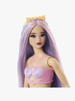 Dukker & Bamser-Barbie Dukke Havfrue med Farverig Hår, Lilla