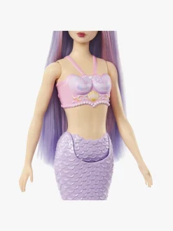 Dukker & Bamser-Barbie Dukke Havfrue med Farverig Hår, Lilla