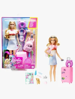 Dukker & Bamser-Barbie Dukke Malibu Travel med Tilbehør