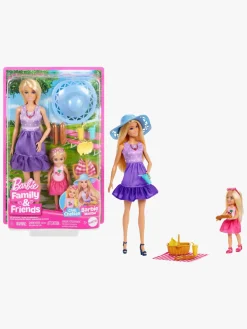 Dukker & Bamser-Barbie Family & Friends Legesæt Malibu & Chelsea Picnic