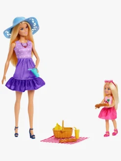 Dukker & Bamser-Barbie Family & Friends Legesæt Malibu & Chelsea Picnic