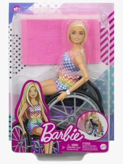 Dukker & Bamser-Barbie Fashionista Dukke med Kørestol Blond