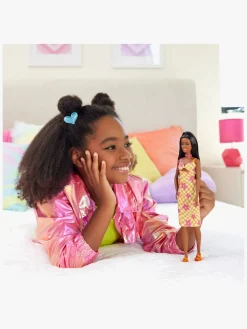 Dukker & Bamser-Barbie Fashionista Dukke i Ternet Kjole