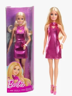 Dukker & Bamser-Barbie Fashionista Dukke med Blondt Hår & Lyserød Kjole