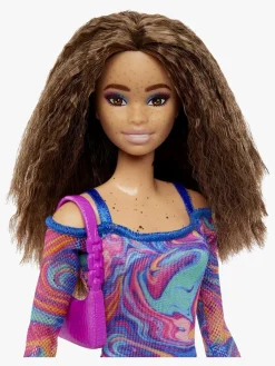 Dukker & Bamser-Barbie Fashionistas Dukke med Crepet Hår & Fregner Flerfarvet