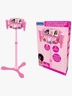 Musikinstrumenter|Elektronik & Media-Barbie Justerbart Karaoke-stativ med 2 Mikrofoner