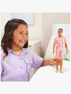 Dukker & Bamser-Barbie Ken Fashionista Dukke i Mønstret Overall