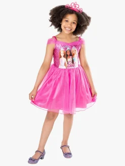 Kostumer & Udklædning-Barbie Kostume Kjole med Hårbånd