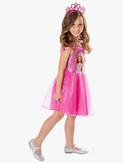 Kostumer & Udklædning-Barbie Kostume Kjole med Hårbånd