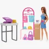 Dukker & Bamser-Barbie Legesæt med Dukke Make & Sell Boutique