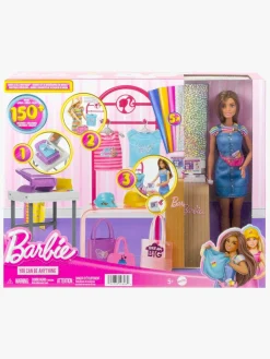 Dukker & Bamser-Barbie Legesæt med Dukke Make & Sell Boutique