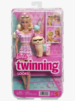 Dukker & Bamser-Barbie Modedukke Twinning Looks, Pink