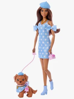 Dukker & Bamser-Barbie Modedukke Twinning Looks, Blå