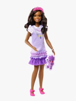 Dukker & Bamser-Barbie My First Dukke Brunt Hår med Puddel