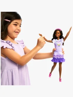 Dukker & Bamser-Barbie My First Dukke Brunt Hår med Puddel