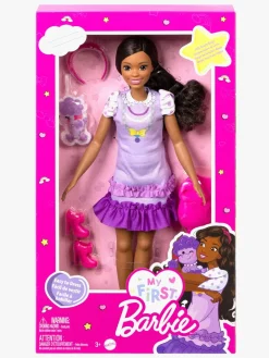 Dukker & Bamser-Barbie My First Dukke Brunt Hår med Puddel