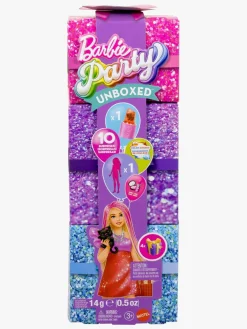 Dukker & Bamser-Barbie Party Unboxed Dukke Glam Series, Rød