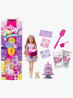 Dukker & Bamser-Barbie Party Unboxed Dukke 1