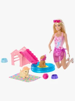 Dukker & Bamser-Barbie Puppy Pool Party Legesæt